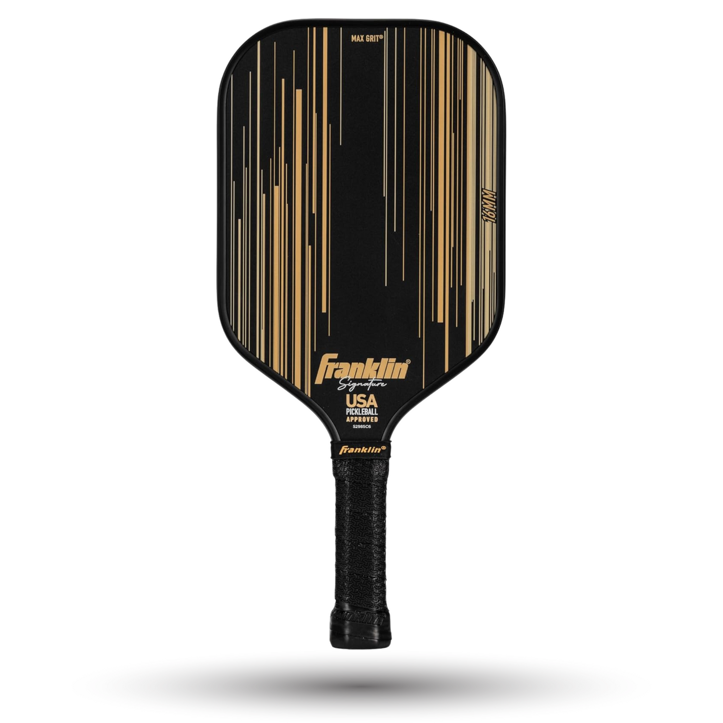 Franklin Signature Pickleball Paddle Black Gold - 16mm